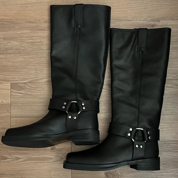 Tony Bianco Womens Biker Boots Sz 8 - Picture 2 of 4